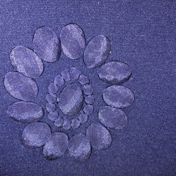 💙CLUNY💙SLEEVELESS NAVY BEADED DRESS💙 - Picture 6 of 8